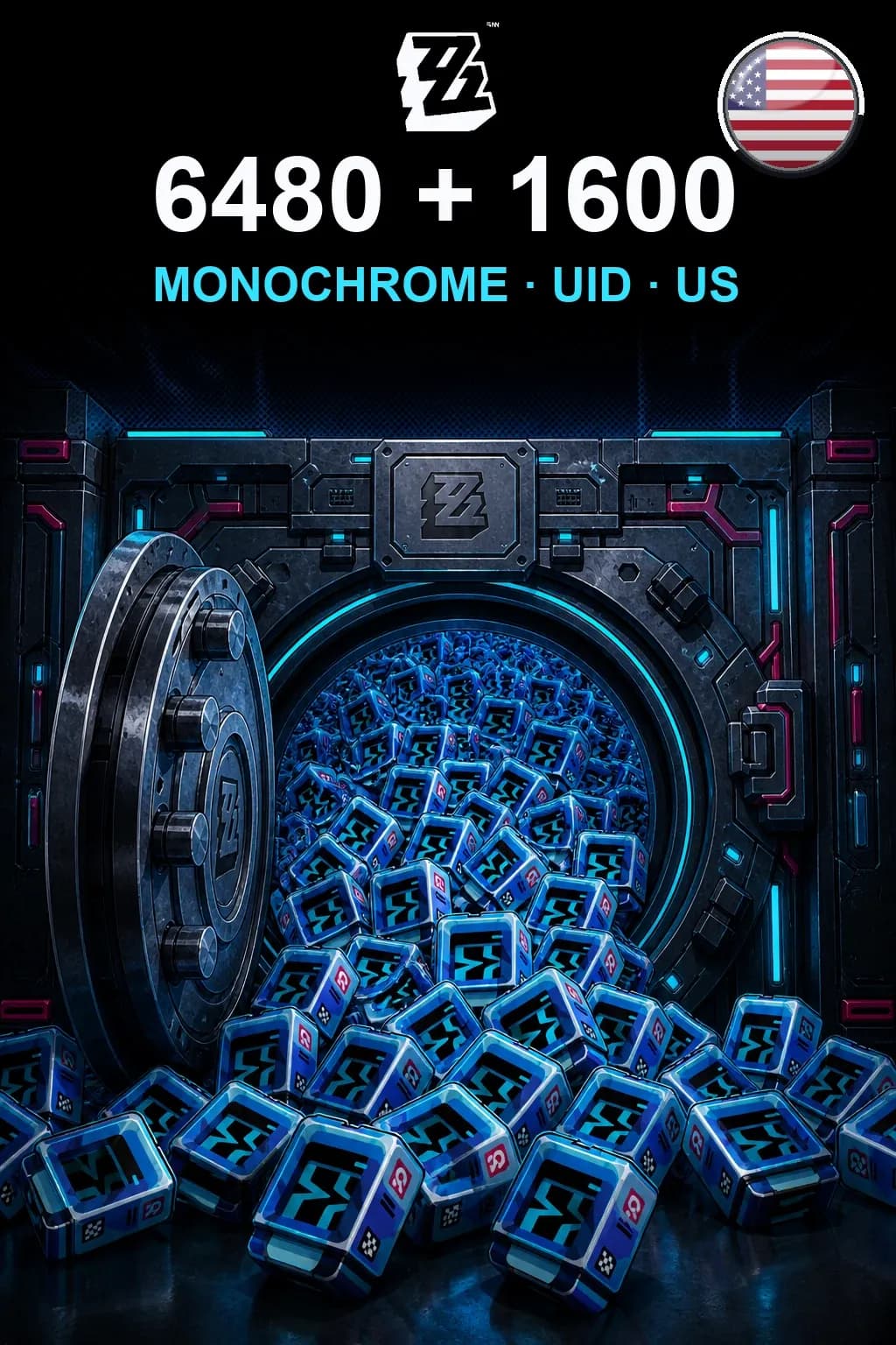 6480+1600 Монохром (US) — Zenless Zone Zero US