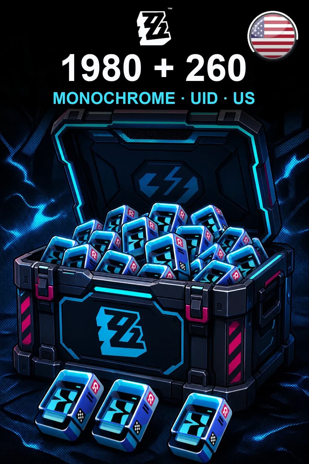 1980+260 Монохром (US) — Zenless Zone Zero US