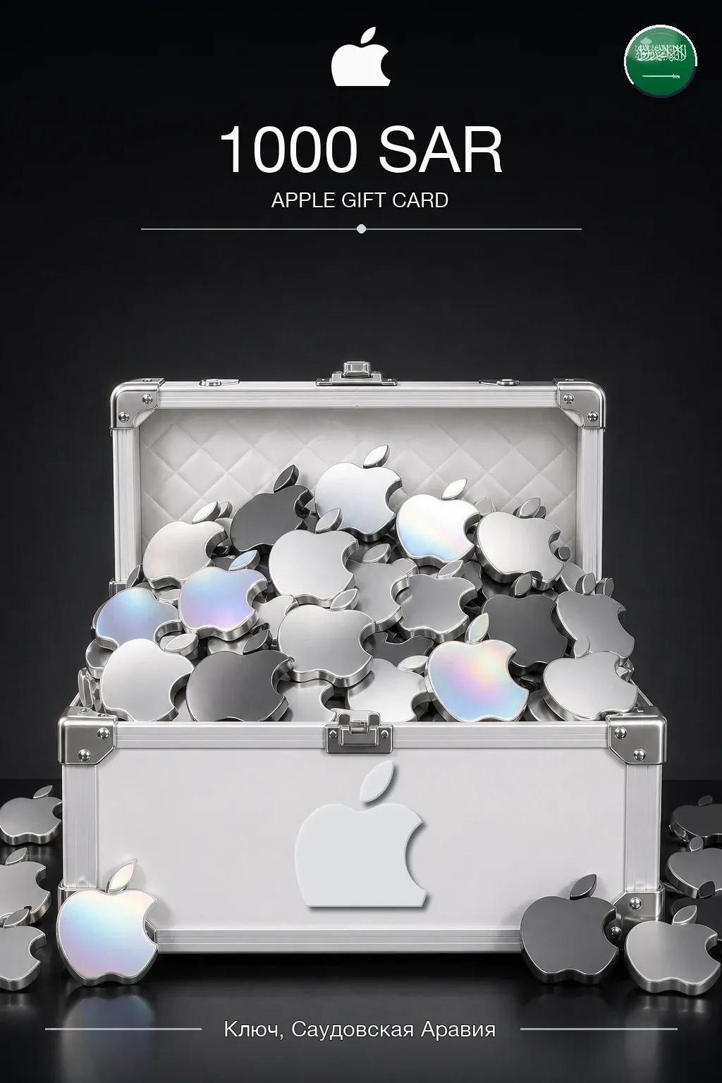 SAR 1000 Apple gift card