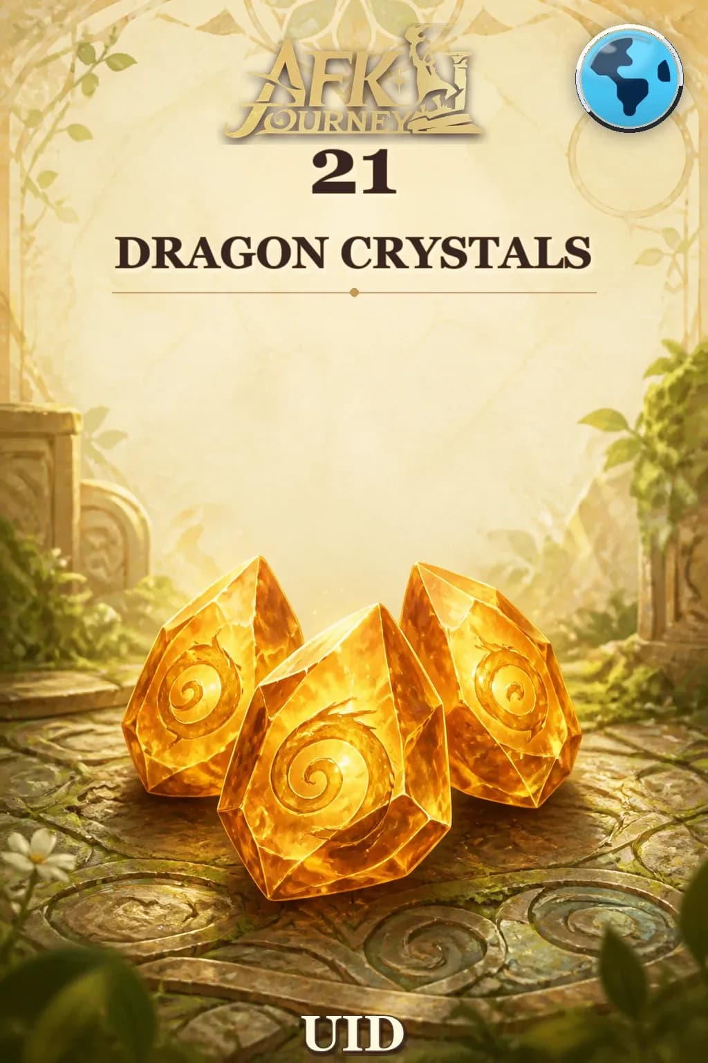 21 Dragon Crystals — AFK Journey
