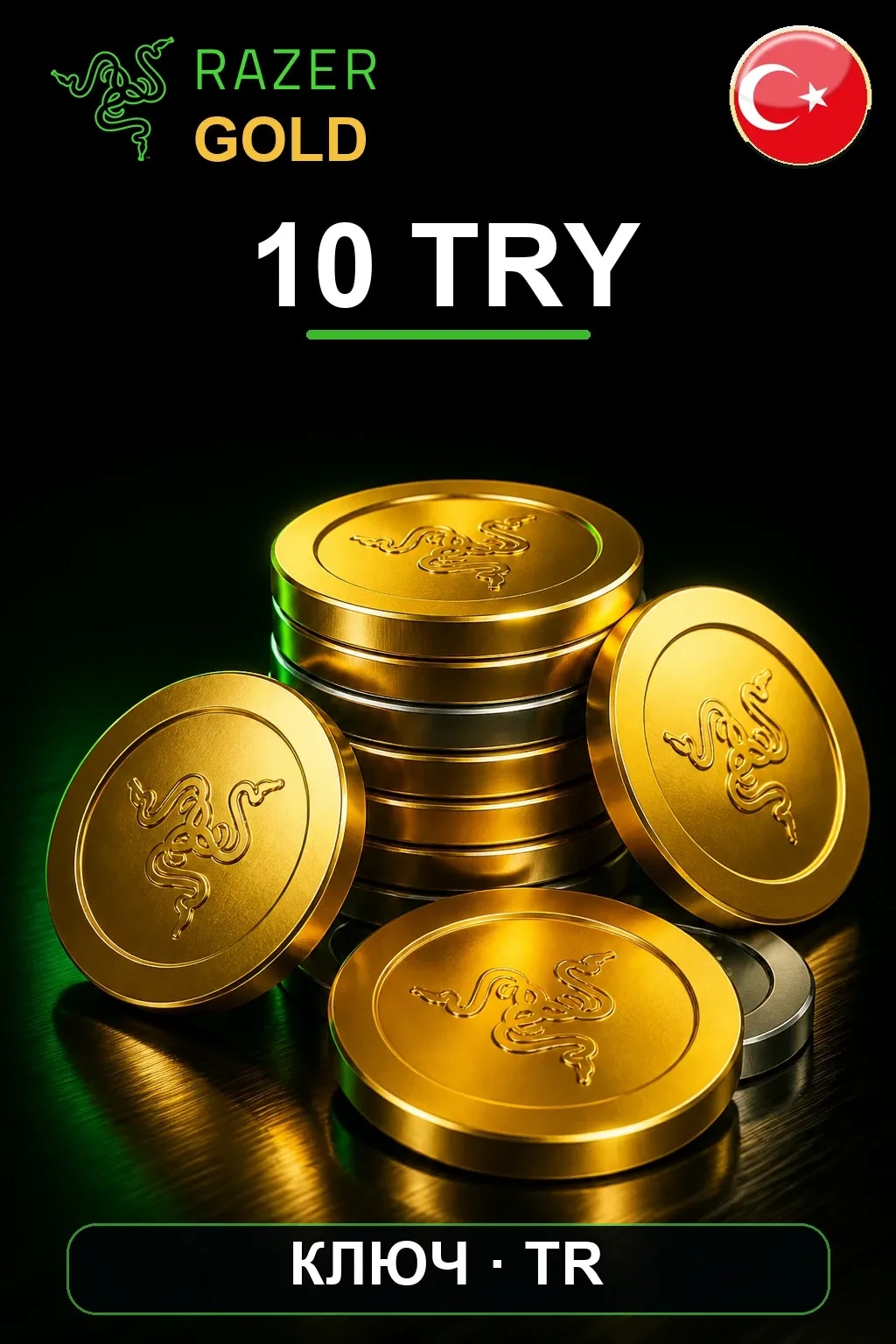 TRY 10 Razer Gold