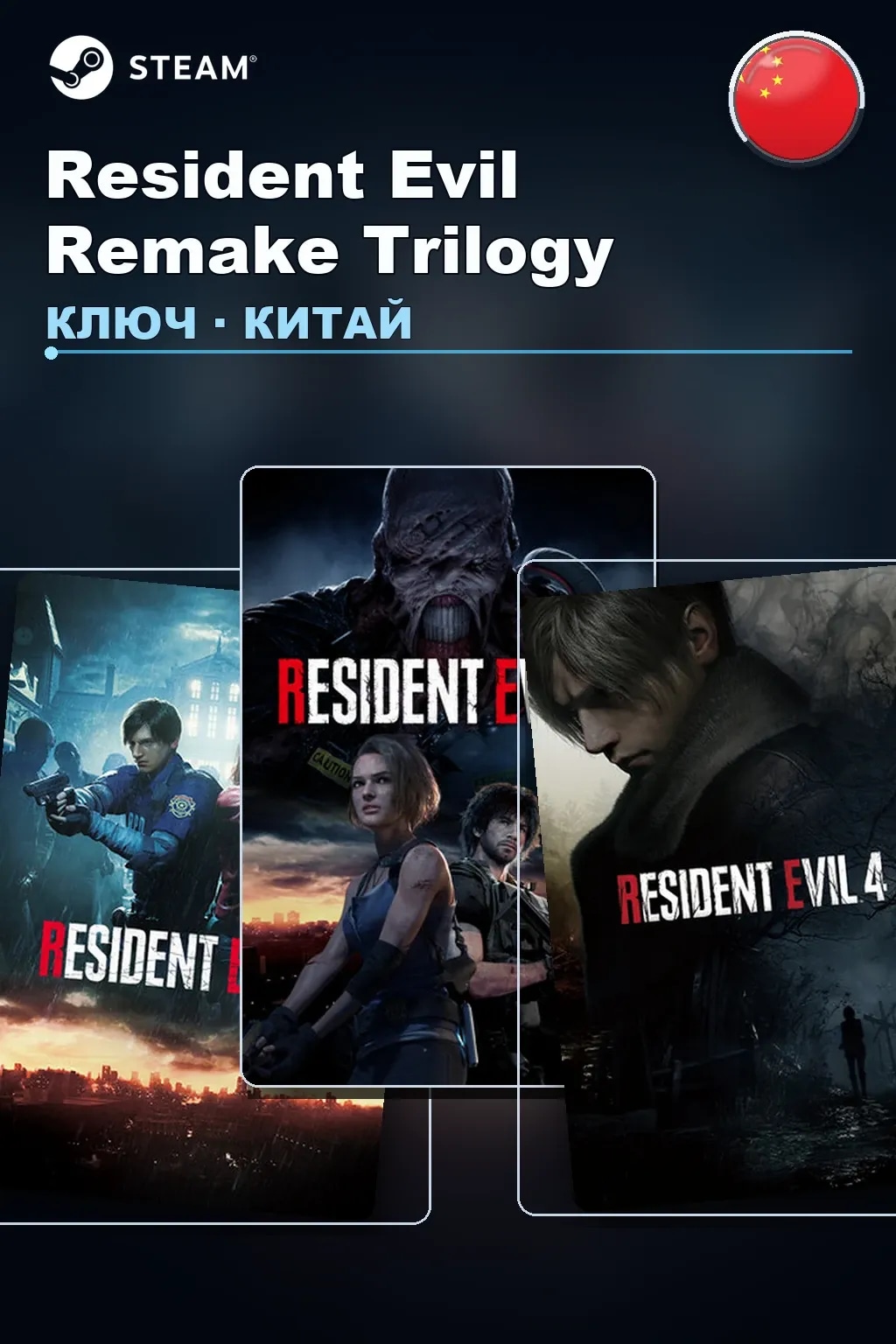 Resident Evil Remake Trilogy — Китай